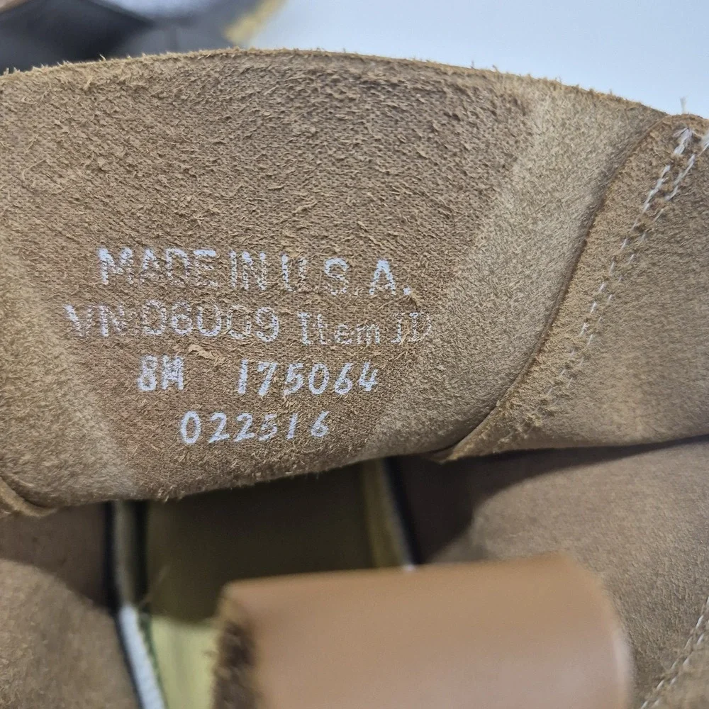 Vintage LL Bean Duck Boots Brown Leather & Rubber Women's Sz 8M USA